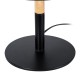 GloboStar® BRONX 01519 Μοντέρνο Επιτραπέζιο Φωτιστικό Πορτατίφ Μονόφωτο 1 x E27 IP20 Μαύρο Μέταλλο, Μπεζ Ξύλο με Μαύρο Ύφασμα - Μ25 x Π25 x Υ40cm GloboStar® BRONX 01519 Μοντέρνο Επιτραπέζιο Φωτιστικό Πορτατίφ Μονόφωτο 1 x E27 Μαύρο Μεταλλικό με Καπέλο Φ25xY40cm