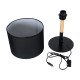 GloboStar® BRONX 01519 Μοντέρνο Επιτραπέζιο Φωτιστικό Πορτατίφ Μονόφωτο 1 x E27 IP20 Μαύρο Μέταλλο, Μπεζ Ξύλο με Μαύρο Ύφασμα - Μ25 x Π25 x Υ40cm GloboStar® BRONX 01519 Μοντέρνο Επιτραπέζιο Φωτιστικό Πορτατίφ Μονόφωτο 1 x E27 Μαύρο Μεταλλικό με Καπέλο Φ25xY40cm