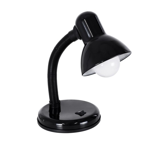 GLOBOSTAR® STUDENT 01530 Μοντέρνο Επιτραπέζιο Φωτιστικό Πορτατίφ με Ντουί 1 x E27 AC 220-240V IP20 - Μαύρο - Μ12 x Π12 x Υ32cm GLOBOSTAR® STUDENT 01530 Μοντέρνο Επιτραπέζιο Φωτιστικό Πορτατίφ με Ντουί 1 x E27 AC 220-240V IP20 - Μαύρο - Μ12 x Π12 x Υ32cm