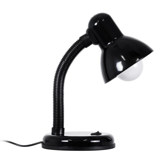 GLOBOSTAR® STUDENT 01530 Μοντέρνο Επιτραπέζιο Φωτιστικό Πορτατίφ με Ντουί 1 x E27 AC 220-240V IP20 - Μαύρο - Μ12 x Π12 x Υ32cm GLOBOSTAR® STUDENT 01530 Μοντέρνο Επιτραπέζιο Φωτιστικό Πορτατίφ με Ντουί 1 x E27 AC 220-240V IP20 - Μαύρο - Μ12 x Π12 x Υ32cm
