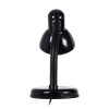 GLOBOSTAR® STUDENT 01530 Μοντέρνο Επιτραπέζιο Φωτιστικό Πορτατίφ με Ντουί 1 x E27 AC 220-240V IP20 - Μαύρο - Μ12 x Π12 x Υ32cm