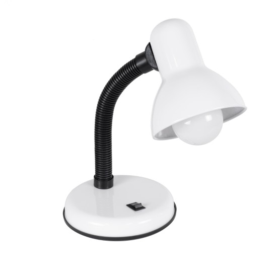 GLOBOSTAR® STUDENT 01531 Μοντέρνο Επιτραπέζιο Φωτιστικό Πορτατίφ με Ντουί 1 x E27 AC 220-240V IP20 - Λευκό - Μ12 x Π12 x Υ32cm GLOBOSTAR® STUDENT 01531 Μοντέρνο Επιτραπέζιο Φωτιστικό Πορτατίφ με Ντουί 1 x E27 AC 220-240V IP20 - Λευκό - Μ12 x Π12 x Υ32cm