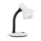 GLOBOSTAR® STUDENT 01531 Μοντέρνο Επιτραπέζιο Φωτιστικό Πορτατίφ με Ντουί 1 x E27 AC 220-240V IP20 - Λευκό - Μ12 x Π12 x Υ32cm GLOBOSTAR® STUDENT 01531 Μοντέρνο Επιτραπέζιο Φωτιστικό Πορτατίφ με Ντουί 1 x E27 AC 220-240V IP20 - Λευκό - Μ12 x Π12 x Υ32cm