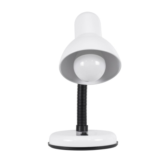 GLOBOSTAR® STUDENT 01531 Μοντέρνο Επιτραπέζιο Φωτιστικό Πορτατίφ με Ντουί 1 x E27 AC 220-240V IP20 - Λευκό - Μ12 x Π12 x Υ32cm GLOBOSTAR® STUDENT 01531 Μοντέρνο Επιτραπέζιο Φωτιστικό Πορτατίφ με Ντουί 1 x E27 AC 220-240V IP20 - Λευκό - Μ12 x Π12 x Υ32cm