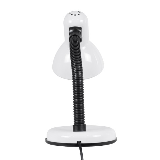 GLOBOSTAR® STUDENT 01531 Μοντέρνο Επιτραπέζιο Φωτιστικό Πορτατίφ με Ντουί 1 x E27 AC 220-240V IP20 - Λευκό - Μ12 x Π12 x Υ32cm GLOBOSTAR® STUDENT 01531 Μοντέρνο Επιτραπέζιο Φωτιστικό Πορτατίφ με Ντουί 1 x E27 AC 220-240V IP20 - Λευκό - Μ12 x Π12 x Υ32cm