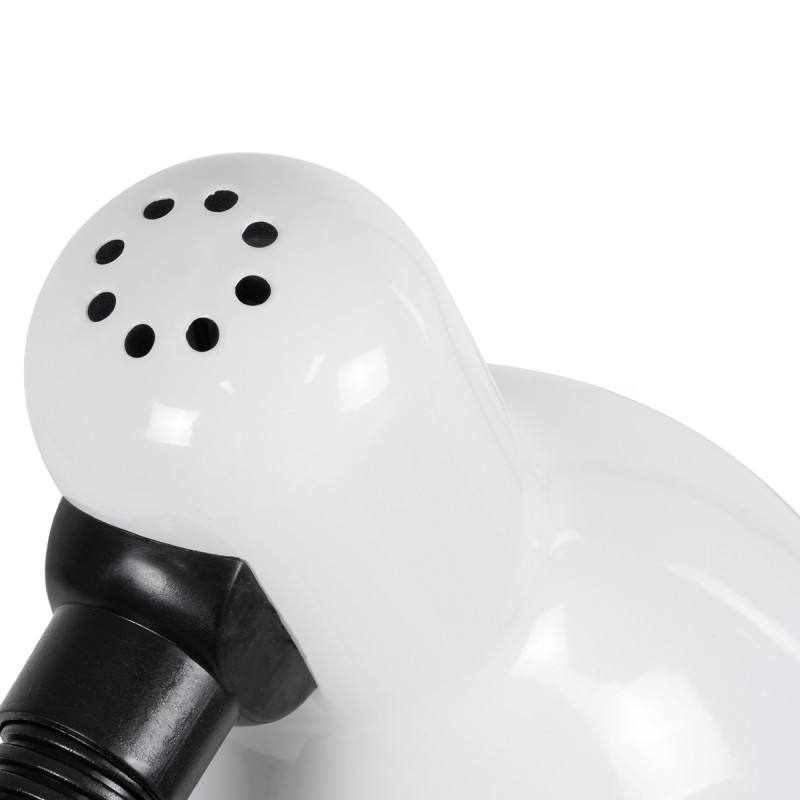 GLOBOSTAR® STUDENT 01531 Μοντέρνο Επιτραπέζιο Φωτιστικό Πορτατίφ με Ντουί 1 x E27 AC 220-240V IP20 - Λευκό - Μ12 x Π12 x Υ32cm