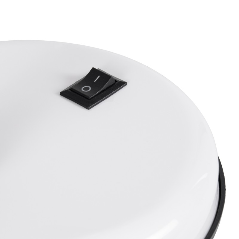 GLOBOSTAR® STUDENT 01531 Μοντέρνο Επιτραπέζιο Φωτιστικό Πορτατίφ με Ντουί 1 x E27 AC 220-240V IP20 - Λευκό - Μ12 x Π12 x Υ32cm