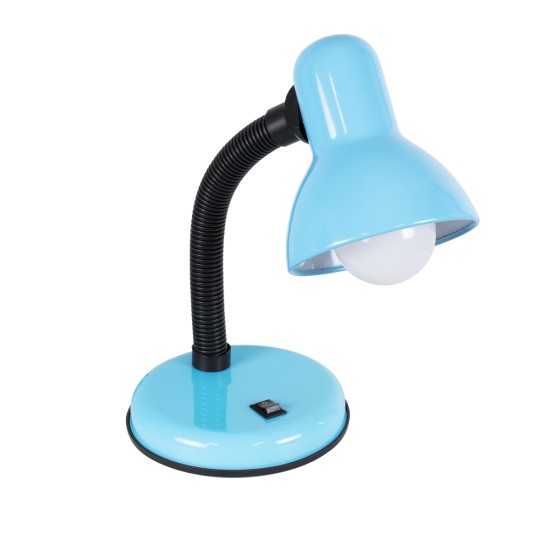 GLOBOSTAR® STUDENT 01532 Μοντέρνο Επιτραπέζιο Φωτιστικό Πορτατίφ με Ντουί 1 x E27 AC 220-240V IP20 - Γαλάζιο - Μ12 x Π12 x Υ32cm GLOBOSTAR® STUDENT 01532 Μοντέρνο Επιτραπέζιο Φωτιστικό Πορτατίφ με Ντουί 1 x E27 AC 220-240V IP20 - Γαλάζιο - Μ12 x Π12 x Υ32cm