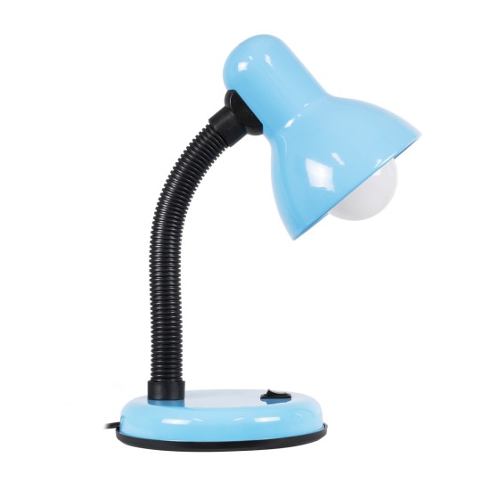 GLOBOSTAR® STUDENT 01532 Μοντέρνο Επιτραπέζιο Φωτιστικό Πορτατίφ με Ντουί 1 x E27 AC 220-240V IP20 - Γαλάζιο - Μ12 x Π12 x Υ32cm GLOBOSTAR® STUDENT 01532 Μοντέρνο Επιτραπέζιο Φωτιστικό Πορτατίφ με Ντουί 1 x E27 AC 220-240V IP20 - Γαλάζιο - Μ12 x Π12 x Υ32cm