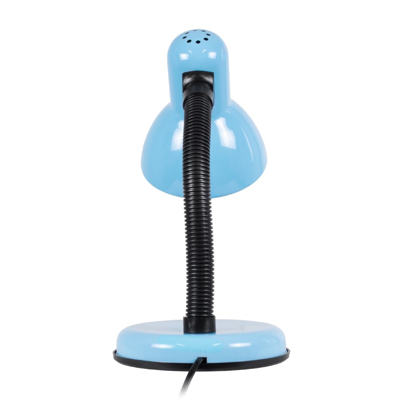 GLOBOSTAR® STUDENT 01532 Μοντέρνο Επιτραπέζιο Φωτιστικό Πορτατίφ με Ντουί 1 x E27 AC 220-240V IP20 - Γαλάζιο - Μ12 x Π12 x Υ32cm