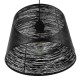 GLOBOSTAR® ACCADEMIA 01556 Μοντέρνο Κρεμαστό Φωτιστικό Οροφής με Ντουί 1 x E27 AC 220-240V IP20 - Μαύρο - Μ35 x Π35 x Υ25cm
