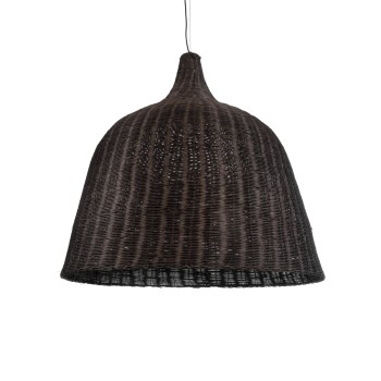 GLOBOSTAR® BAHAMAS 01569 Boho Κρεμαστό Φωτιστικό Οροφής με Ντουί 1 x E27 AC 220-240V IP20 - Καφέ - Μ90 x Π90 x Y90cm