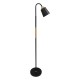 GLOBOSTAR® RIBBON 01585 Μοντέρνο Επιδαπέδιο Φωτιστικό με Ντουί 1 x E27 AC 220-240V IP20 - Μαύρο & Μπεζ - Μ13 x Π13 x Υ164cm