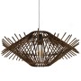 GLOBOSTAR® SASSO 01602 Boho Κρεμαστό Φωτιστικό Οροφής με Ντουί 1 x E27 AC 220-240V IP20 - Καφέ - Μ50 x Π50 x Y23cm