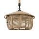 GloboStar® SPIRIT 01607 Boho Κρεμαστό Φωτιστικό Καμπάνα Μονόφωτο 1 x E27 IP20 Μπεζ Σχοινί - Μ35 x Π35 x Y30cm GloboStar® SPIRIT 01607 Boho Κρεμαστό Φωτιστικό Καμπάνα Μονόφωτο 1 x E27 IP20 Μπεζ Σχοινί - Μ35 x Π35 x Y30cm