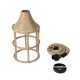 GloboStar® YUBA 01612 Boho Κρεμαστό Φωτιστικό Πλέγμα Μονόφωτο 1 x E27 IP20 Μπεζ Σχοινί - Μ22 x Π22 x Y40cm GloboStar® YUBA 01612 Boho Κρεμαστό Φωτιστικό Πλέγμα Μονόφωτο 1 x E27 IP20 Μπεζ Σχοινί - Μ22 x Π22 x Y40cm