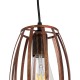 GloboStar® ZEBRA 01639 Vintage Κρεμαστό Φωτιστικό Πλέγμα Μονόφωτο 1 x E27 IP20 Χάλκινο Μέταλλο - Μ15 x 15 x Y15cm GloboStar® ZEBRA 01639 Vintage Κρεμαστό Φωτιστικό Πλέγμα Μονόφωτο 1 x E27 IP20 Χάλκινο Μέταλλο - Μ15 x 15 x Y15cm