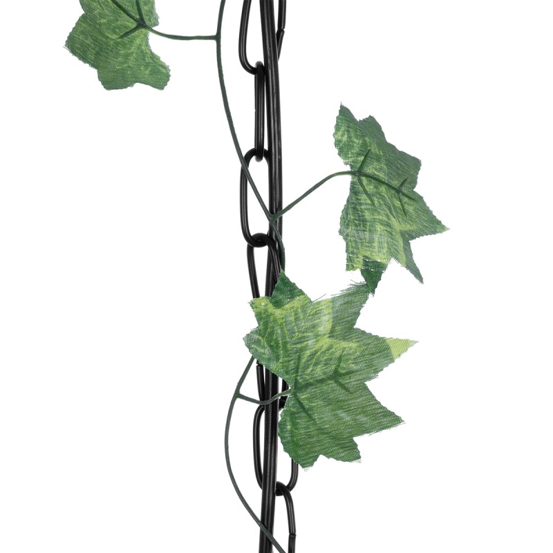 GLOBOSTAR® NEST 01640 Vintage Κρεμαστό Φωτιστικό Οροφής με Ντουί 1 x E27 AC 220-240V IP20 - Μαύρο & Πράσινο - Μ48 x Π38 x Υ40cm