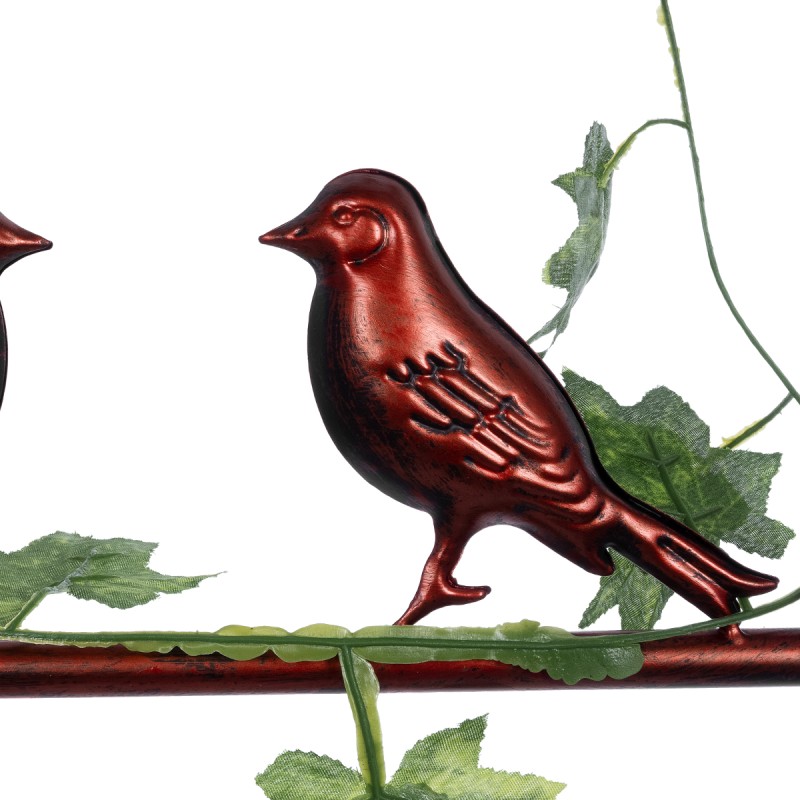 GloboStar® LIBELLULA 01642 Vintage Κρεμαστό Φωτιστικό Φιγούρα Μονόφωτο 1 x E27 IP20 Χάλκινο Μέταλλο με Πράσινο Πλαστικό - Μ48 x Π38 x Y40cm