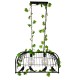 GloboStar® NEST 01643 Vintage Κρεμαστό Φωτιστικό Φιγούρα Δίφωτο 2 x E27 IP20 Μαύρο Μέταλλο με Πράσινο Πλαστικό - Μ73.6 x Π37.5 x Y38cm GloboStar® NEST 01643 Vintage Κρεμαστό Φωτιστικό Φιγούρα Δίφωτο 2 x E27 IP20 Μαύρο Μέταλλο με Πράσινο Πλαστικό - Μ73.6 x Π37.5 x Y38cm