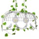 GloboStar® NEST 01644 Vintage Κρεμαστό Φωτιστικό Φιγούρα Δίφωτο 2 x E27 IP20 Λευκό Μέταλλο με Πράσινο Πλαστικό - Μ73.6 x Π37.5 x Y38cm GloboStar® NEST 01644 Vintage Κρεμαστό Φωτιστικό Φιγούρα Δίφωτο 2 x E27 IP20 Λευκό Μέταλλο με Πράσινο Πλαστικό - Μ73.6 x Π37.5 x Y38cm