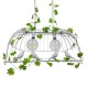 GloboStar® NEST 01644 Vintage Κρεμαστό Φωτιστικό Φιγούρα Δίφωτο 2 x E27 IP20 Λευκό Μέταλλο με Πράσινο Πλαστικό - Μ73.6 x Π37.5 x Y38cm GloboStar® NEST 01644 Vintage Κρεμαστό Φωτιστικό Φιγούρα Δίφωτο 2 x E27 IP20 Λευκό Μέταλλο με Πράσινο Πλαστικό - Μ73.6 x Π37.5 x Y38cm