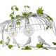 GloboStar® NEST 01644 Vintage Κρεμαστό Φωτιστικό Φιγούρα Δίφωτο 2 x E27 IP20 Λευκό Μέταλλο με Πράσινο Πλαστικό - Μ73.6 x Π37.5 x Y38cm GloboStar® NEST 01644 Vintage Κρεμαστό Φωτιστικό Φιγούρα Δίφωτο 2 x E27 IP20 Λευκό Μέταλλο με Πράσινο Πλαστικό - Μ73.6 x Π37.5 x Y38cm