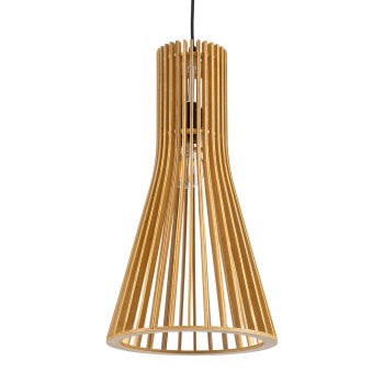 GLOBOSTAR® SCANDINAVIA 01700 Boho Κρεμαστό Φωτιστικό Οροφής με Ντουί 1 x E27 AC 220-240V IP20 - Μπεζ - Μ25 x Π25 x Υ45cm