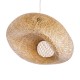 GloboStar® CARIBBEAN 01724 Boho Κρεμαστό Φωτιστικό Ανάρτηση Μονόφωτο 1 x E27 IP20 Μπεζ Ξύλο - Μ60 x Π60 x Υ38cm GloboStar® CARIBBEAN 01724 Boho Κρεμαστό Φωτιστικό Ανάρτηση Μονόφωτο 1 x E27 IP20 Μπεζ Ξύλο - Μ60 x Π60 x Υ38cm