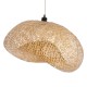 GloboStar® CARIBBEAN 01724 Boho Κρεμαστό Φωτιστικό Ανάρτηση Μονόφωτο 1 x E27 IP20 Μπεζ Ξύλο - Μ60 x Π60 x Υ38cm GloboStar® CARIBBEAN 01724 Boho Κρεμαστό Φωτιστικό Ανάρτηση Μονόφωτο 1 x E27 IP20 Μπεζ Ξύλο - Μ60 x Π60 x Υ38cm