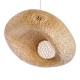 GloboStar® CARIBBEAN 01724 Boho Κρεμαστό Φωτιστικό Ανάρτηση Μονόφωτο 1 x E27 IP20 Μπεζ Ξύλο - Μ60 x Π60 x Υ38cm GloboStar® CARIBBEAN 01724 Boho Κρεμαστό Φωτιστικό Ανάρτηση Μονόφωτο 1 x E27 IP20 Μπεζ Ξύλο - Μ60 x Π60 x Υ38cm