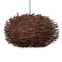 GLOBOSTAR® MINORCA 01734 Boho Κρεμαστό Φωτιστικό Οροφής με Ντουί 1 x E27 AC 220-240V IP20 - Καφέ - Μ60 x Π60 x Y35cm