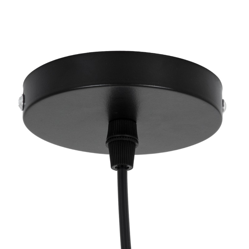 GloboStar® MINORCA 01734 Boho Κρεμαστό Φωτιστικό Ανάρτηση Μονόφωτο 1 x E27 IP20 Καφέ Ξύλο - Μ60 x Π60 x Y35cm