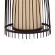 GLOBOSTAR® AZORES 01754 Boho Επιδαπέδιο Φωτιστικό με Ντουί 1 x E27 AC 220-240V IP20 - Καφέ & Μπεζ - Μ30 x Π30 x Υ90cm