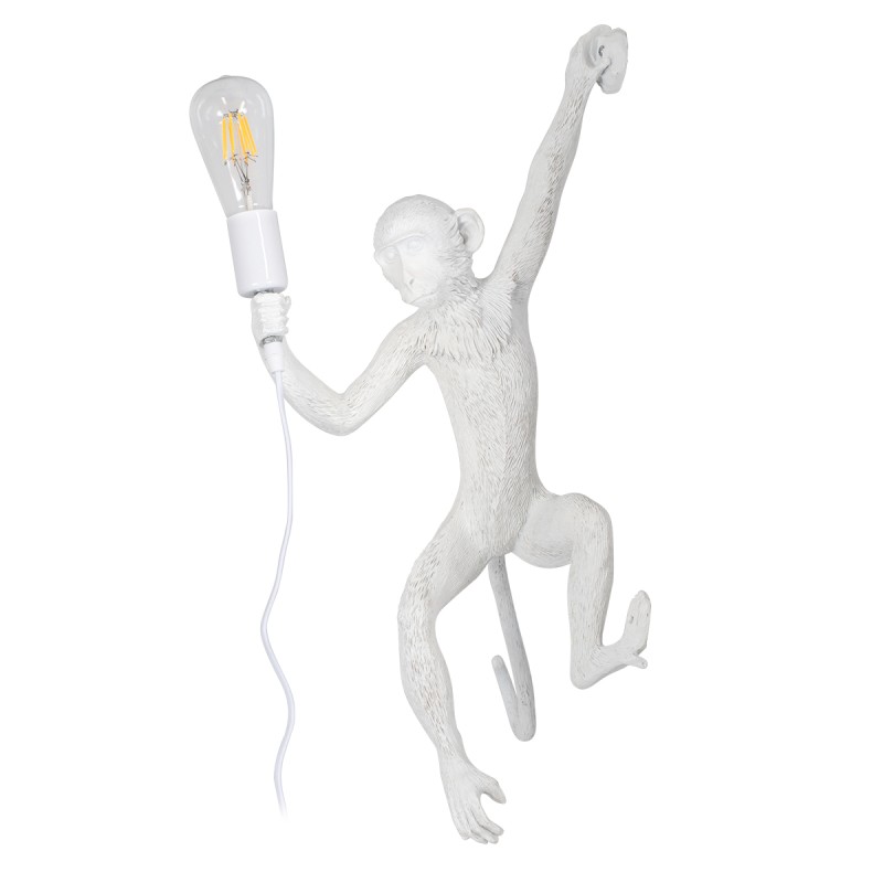 GLOBOSTAR® APES 01805 Μοντέρνο Φωτιστικό Τοίχου - Απλίκα με Ντουί 1 x E27 AC 220-240V IP20 - Μαύρο - Μ34 x Π31 x Υ61cm