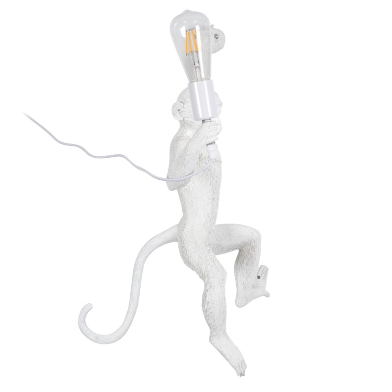 GLOBOSTAR® APES 01805 Μοντέρνο Φωτιστικό Τοίχου - Απλίκα με Ντουί 1 x E27 AC 220-240V IP20 - Μαύρο - Μ34 x Π31 x Υ61cm