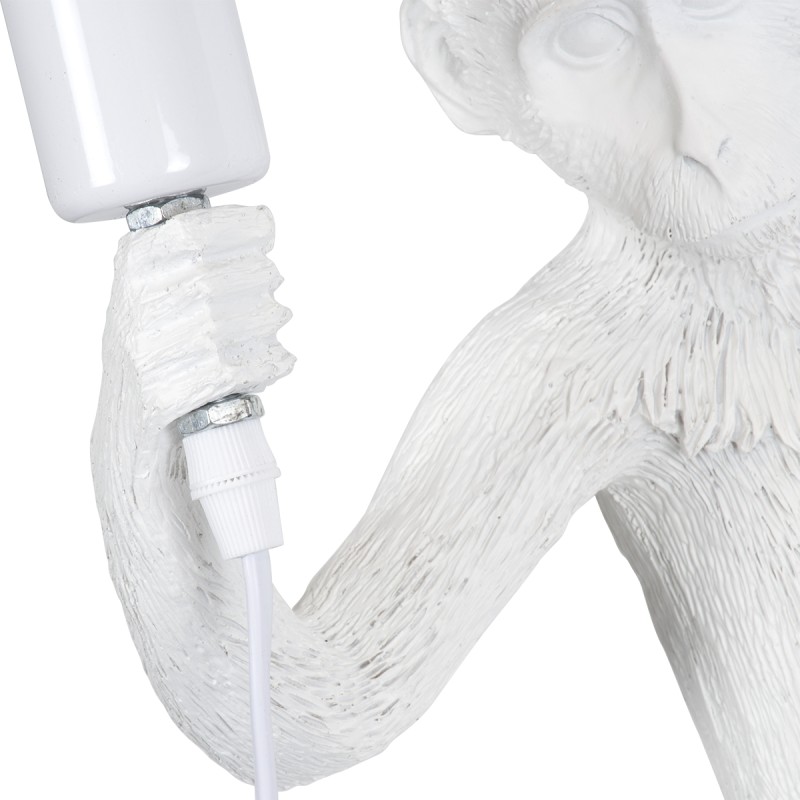 GLOBOSTAR® APES 01805 Μοντέρνο Φωτιστικό Τοίχου - Απλίκα με Ντουί 1 x E27 AC 220-240V IP20 - Μαύρο - Μ34 x Π31 x Υ61cm