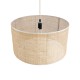 GloboStar® YOTTO 01822 Boho Κρεμαστό Φωτιστικό Καπέλο Μονόφωτο 1 x E27 IP20 Μπεζ Ξύλο - Μ55 x Π55 x Y30cm GloboStar® YOTTO 01822 Boho Κρεμαστό Φωτιστικό Καπέλο Μονόφωτο 1 x E27 IP20 Μπεζ Ξύλο - Μ55 x Π55 x Y30cm