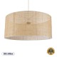 GloboStar® YOTTO 01823 Boho Κρεμαστό Φωτιστικό Καπέλο Τρίφωτο 3 x E27 IP20 Μπεζ Ξύλο - Μ90 x Π90 x Υ40cm GloboStar® YOTTO 01823 Boho Κρεμαστό Φωτιστικό Καπέλο Τρίφωτο 3 x E27 IP20 Μπεζ Ξύλο - Μ90 x Π90 x Υ40cm