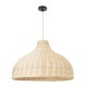 GloboStar® AFURU 01828 Boho Κρεμαστό Φωτιστικό Καμπάνα Μονόφωτο 1 x E27 IP20 Μπεζ Ξύλο - Μ60 x Π60 x Υ40cm GloboStar® AFURU 01828 Boho Κρεμαστό Φωτιστικό Καμπάνα Μονόφωτο 1 x E27 IP20 Μπεζ Ξύλο - Μ60 x Π60 x Υ40cm