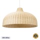 GloboStar® AFURU 01829 Boho Κρεμαστό Φωτιστικό Καμπάνα Μονόφωτο 1 x E27 IP20 Μπεζ Ξύλο - Μ100 x Π100 x Υ60cm GloboStar® AFURU 01829 Boho Κρεμαστό Φωτιστικό Καμπάνα Μονόφωτο 1 x E27 IP20 Μπεζ Ξύλο - Μ100 x Π100 x Υ60cm