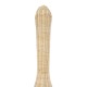 GloboStar® PARADIS 01843 Boho Επιδαπέδιο Φωτιστικό Μονόφωτο 1 x E27 IP20 Μπεζ Ξύλο - Μ30 x Π30 x Υ100cm