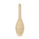 GloboStar® PARADIS 01844 Boho Επιδαπέδιο Φωτιστικό Μονόφωτο 1 x E27 IP20 Μπεζ Ξύλο - Μ35 x Π35 x Υ120cm