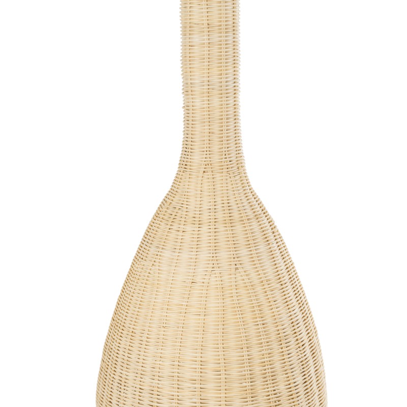 GloboStar® PARADIS 01845 Boho Επιδαπέδιο Φωτιστικό Μονόφωτο 1 x E27 IP20 Μπεζ Ξύλο - Μ40 x Π40 x Υ150cm