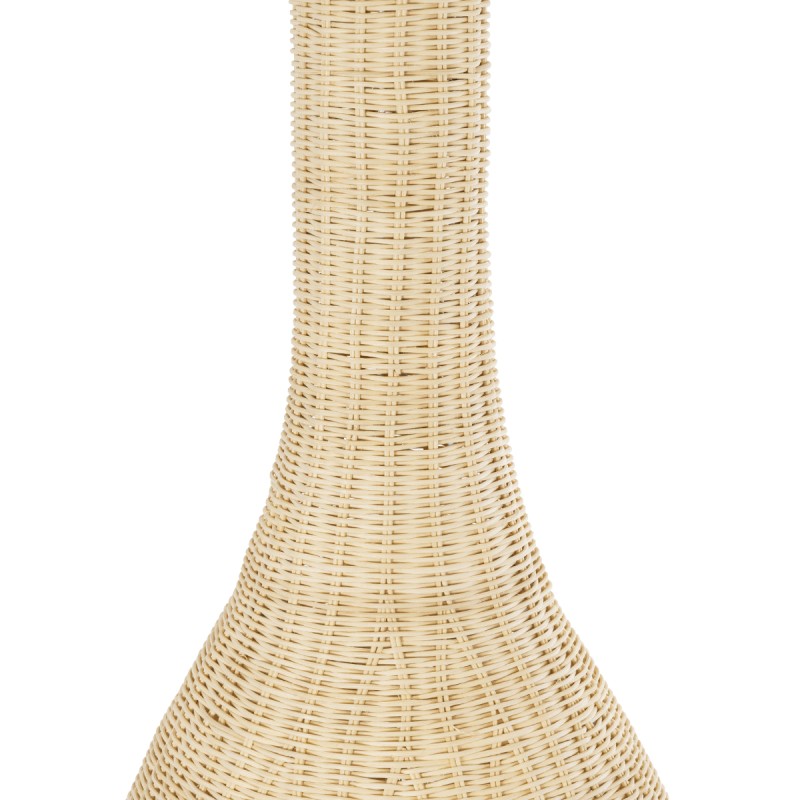 GloboStar® PARADIS 01846 Boho Επιδαπέδιο Φωτιστικό Μονόφωτο 1 x E27 IP20 Μπεζ Ξύλο - Μ50 x Π50 x Υ180cm