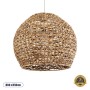 GLOBOSTAR® MANGATA 01851 Boho Κρεμαστό Φωτιστικό Οροφής με Ντουί 1 x E27 AC 220-240V IP20 - Καφέ - Μ60 x Π60 x Υ50cm