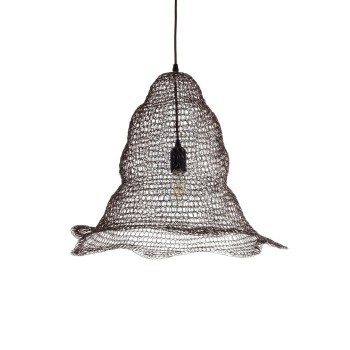 GLOBOSTAR® KENTUCKY 01890 Vintage Κρεμαστό Φωτιστικό Οροφής με Ντουί 1 x E27 AC 220-240V IP20 - Καφέ - Μ50 x Π50 x Υ48cm