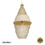 GLOBOSTAR® KENTUCKY 01910 Vintage Κρεμαστό Φωτιστικό Οροφής με Ντουί 1 x E27 AC 220-240V IP20 - Μπεζ - Μ40 x Π40 x Υ80cm
