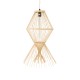 GloboStar® YOSHI 01928 Boho Κρεμαστό Φωτιστικό Πλέγμα Μονόφωτο 1 x E27 IP20 Μπεζ Ξύλο - Μ35 x Π35 x Υ60cm GloboStar® YOSHI 01928 Boho Κρεμαστό Φωτιστικό Πλέγμα Μονόφωτο 1 x E27 IP20 Μπεζ Ξύλο - Μ35 x Π35 x Υ60cm