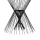 GloboStar® YOSHI 01929 Boho Κρεμαστό Φωτιστικό Πλέγμα Μονόφωτο 1 x E27 IP20 Μαύρο Ξύλο - Μ35 x Π35 x Υ60cm GloboStar® YOSHI 01929 Boho Κρεμαστό Φωτιστικό Πλέγμα Μονόφωτο 1 x E27 IP20 Μαύρο Ξύλο - Μ35 x Π35 x Υ60cm